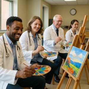 Anti-Stress & Entspannung Malkurs Workshop für Unternehmen